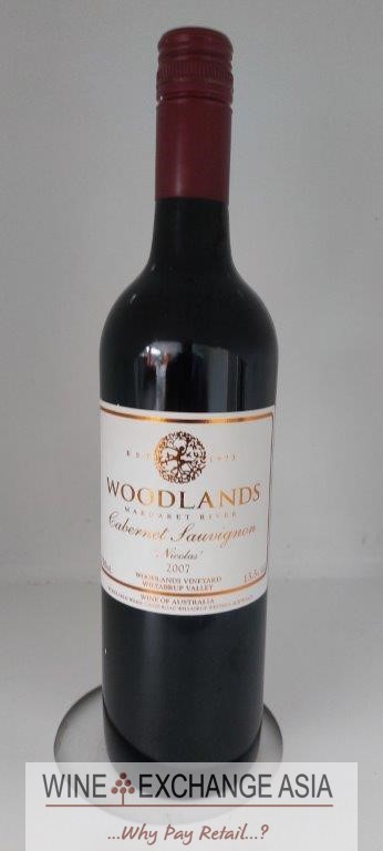 (image for) Woodlands Cabernet Sauvignon Nicolas Reserve 2007 (TWF 95)